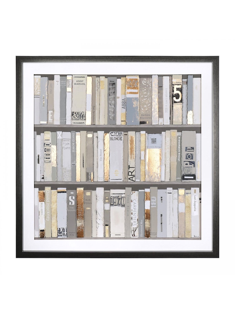 Art Marketing Black The Library Framed Wall Art - Image 2 of 2