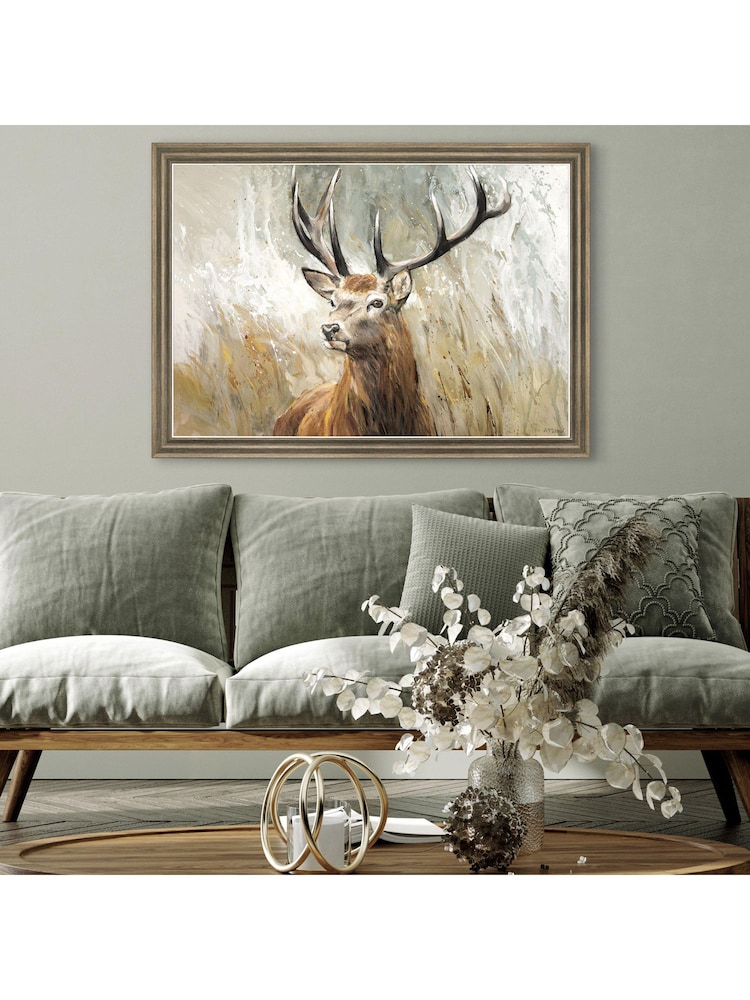 Art Marketing Gold The Duke Canvas Wall Art - Image 1 of 3
