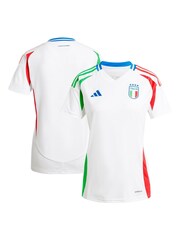 adidas White Womens Italy Away Shirt 2024 - Image 1 of 3