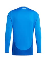 adidas Blue Italy Home  Long Sleeve Shirt 2024 - Image 2 of 3