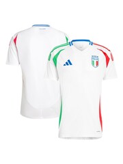 adidas White Italy Away Shirt 2024 - Image 1 of 3