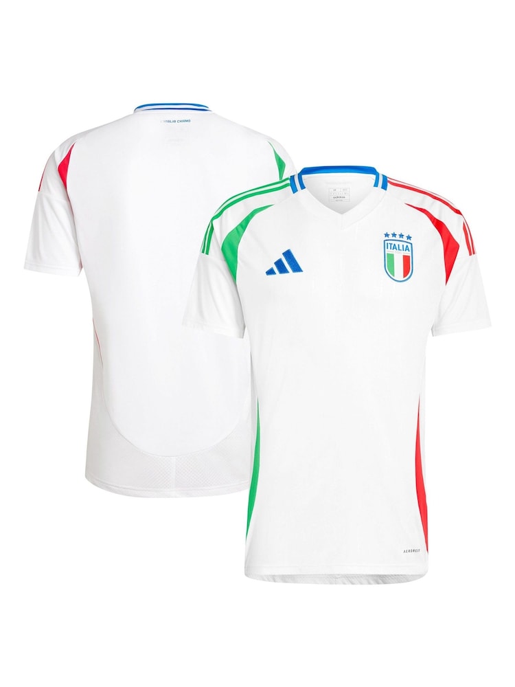 adidas White Italy Away Shirt 2024 - Image 1 of 3