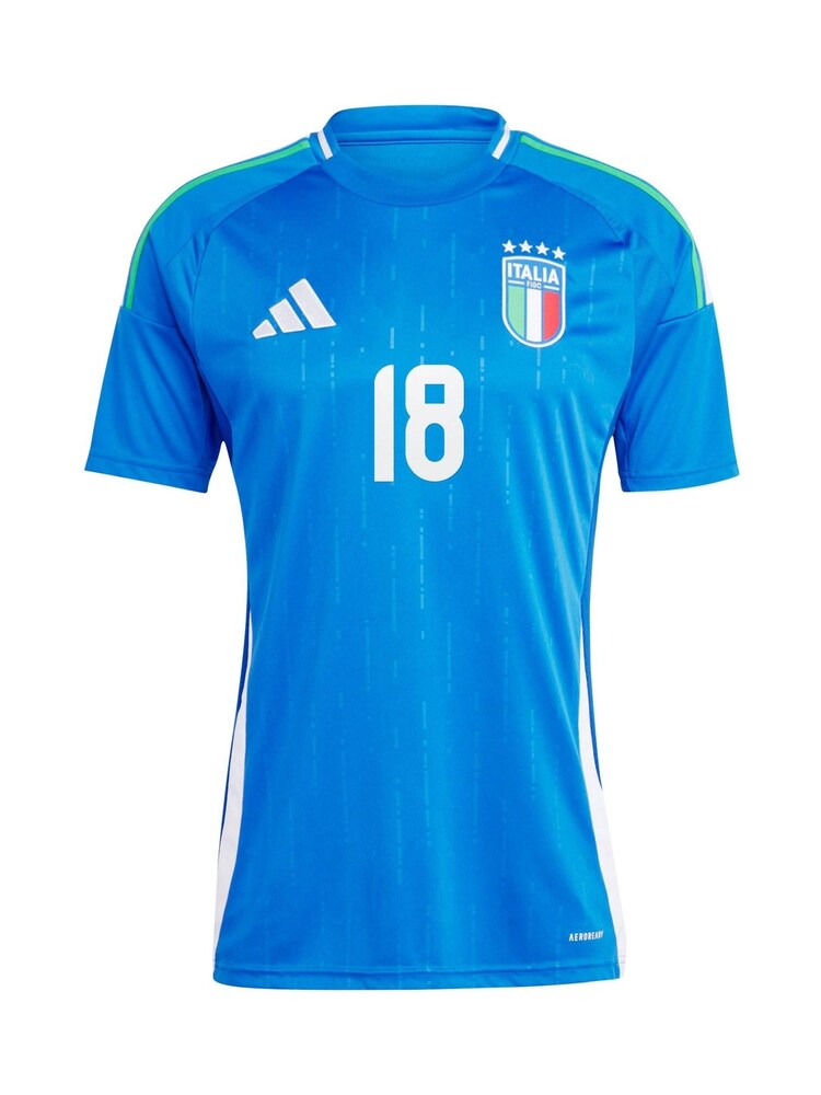 adidas Blue Italy Home 2024 Football Shirt - Image 2 of 3