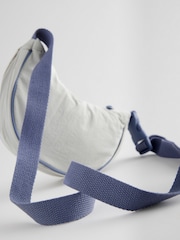 Blue/Grey Sling Cross-Body Bag - Image 4 of 5