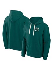Fanatics Green MLB New York Yankees Clubhouse Rebel Fleece Pullover 100% Cotton Hoodie - Image 1 of 3