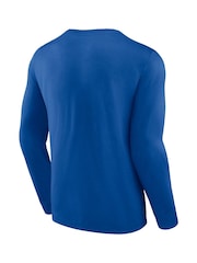 Fanatics Blue MLB Los Angeles Dodgers Fanatics Fundamental Long Sleeve T-Shirt - Image 2 of 3