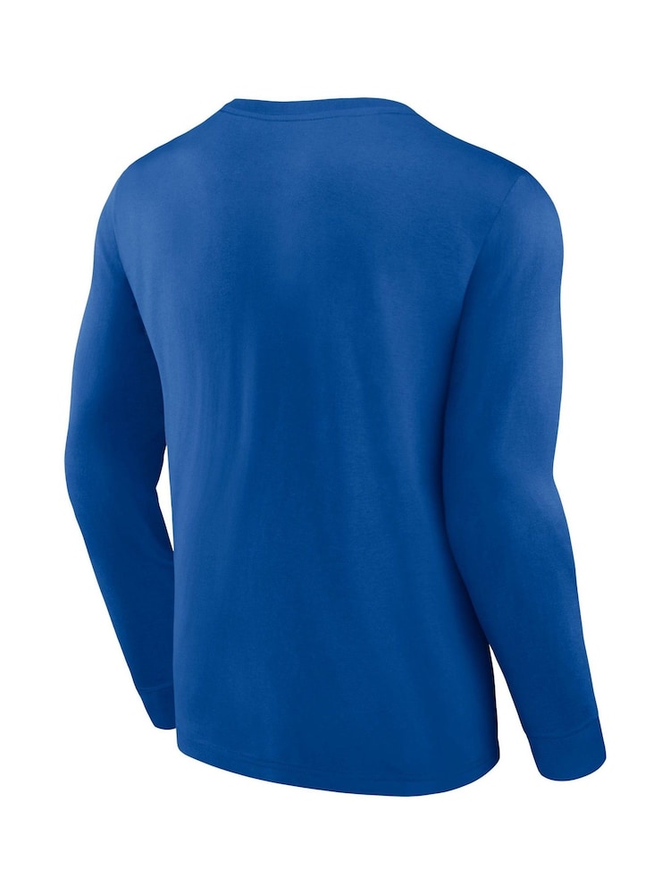 Fanatics Blue MLB Los Angeles Dodgers Fanatics Fundamental Long Sleeve T-Shirt - Image 2 of 3
