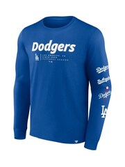 Fanatics Blue MLB Los Angeles Dodgers Fanatics Fundamental Long Sleeve T-Shirt - Image 3 of 3