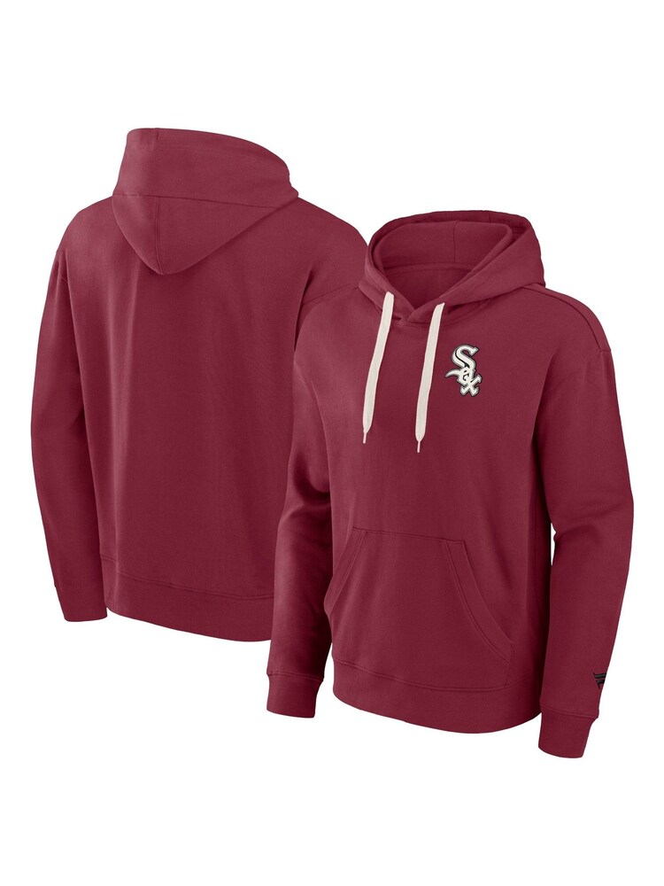 Fanatics Red MLB Chicago White Sox Clubhouse Rebel Fleece Pullover 100% Cotton Hoodie - Image 1 of 3