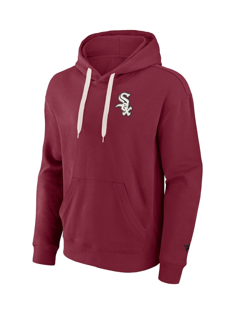Fanatics Red MLB Chicago White Sox Clubhouse Rebel Fleece Pullover 100% Cotton Hoodie - Image 2 of 3