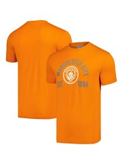 Fanatics Orange Manchester City Graphic 100% Cotton T-Shirt - Image 1 of 3