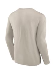 Fanatics 100% Cotton MLB New York Yankees Clubhouse Rebel Long Sleeve Crew Brown T-Shirt - Image 3 of 3