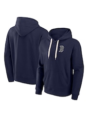 Fanatics Blue 100% Cotton MLB Boston Red Sox Clubhouse Rebel Fleece Pullover Hoodie - Image 1 of 3