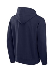 Fanatics Blue 100% Cotton MLB Boston Red Sox Clubhouse Rebel Fleece Pullover Hoodie - Image 3 of 3