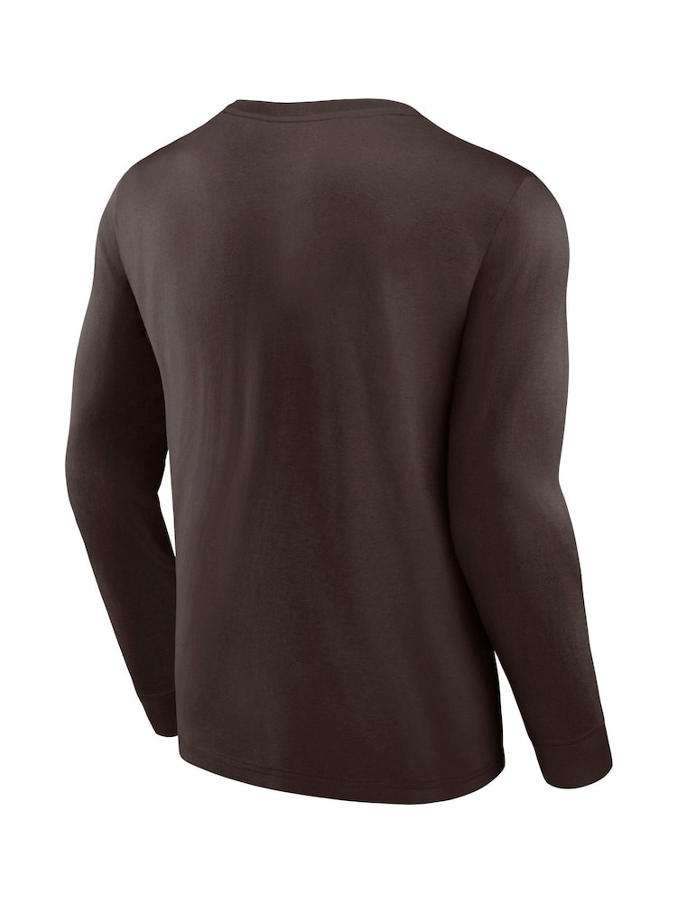 Fanatics MLB San Diego Padres Fanatics Fundamental Long Sleeve Brown T-Shirt - Image 3 of 3