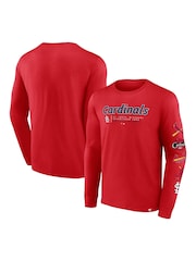 Fanatics Red MLB St. Louis Cardinals Fanatics Fundamental Long Sleeve T-Shirt - Image 1 of 3
