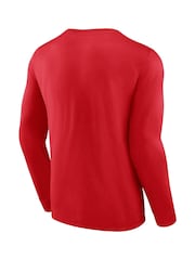 Fanatics Red MLB St. Louis Cardinals Fanatics Fundamental Long Sleeve T-Shirt - Image 3 of 3