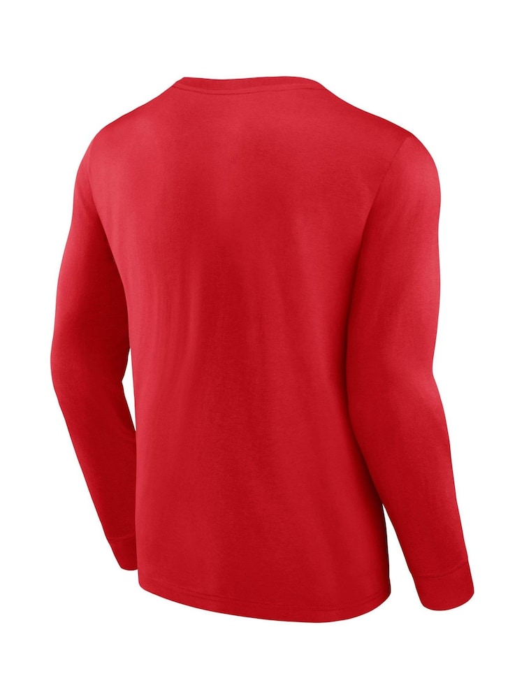 Fanatics Red MLB St. Louis Cardinals Fanatics Fundamental Long Sleeve T-Shirt - Image 3 of 3