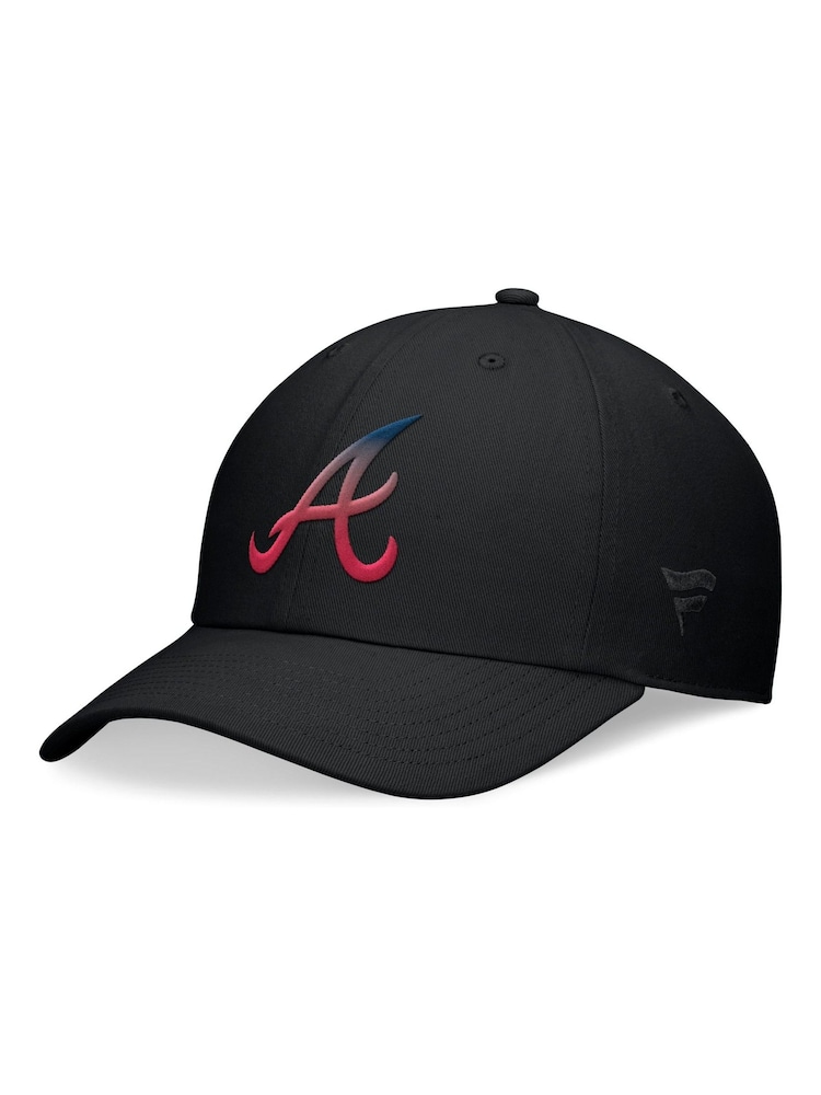 Fanatics 100% Cotton MLB Atlanta Braves Pinch Hitter Unstructured Adjustable Black Cap - Image 1 of 3