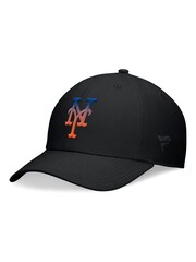 Fanatics 100% Cotton MLB New York Mets Fanatics Pinch Hitter Unstructured Adjustable Black Cap - Image 1 of 3