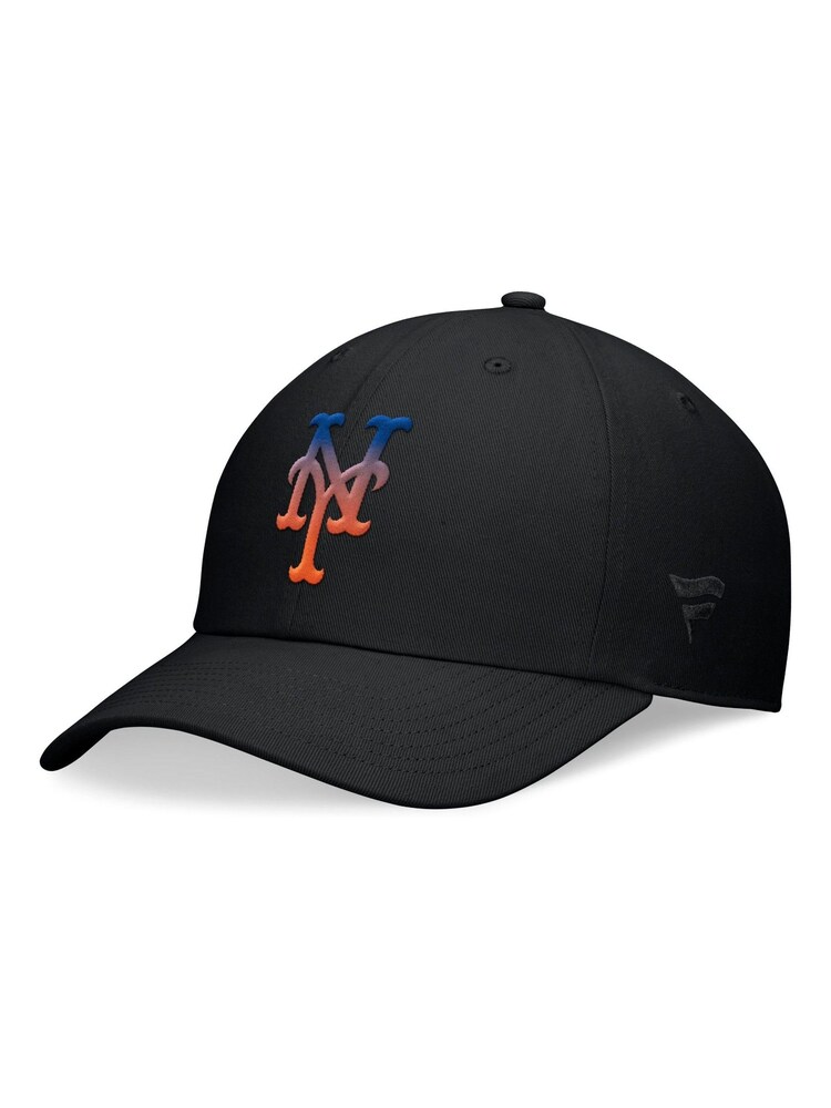 Fanatics 100% Cotton MLB New York Mets Fanatics Pinch Hitter Unstructured Adjustable Black Cap - Image 1 of 3 Fanatics 100% Cotton MLB New York Mets Fanatics Pinch Hitter Unstructured Adjustable Black Cap - Image 1 of 3