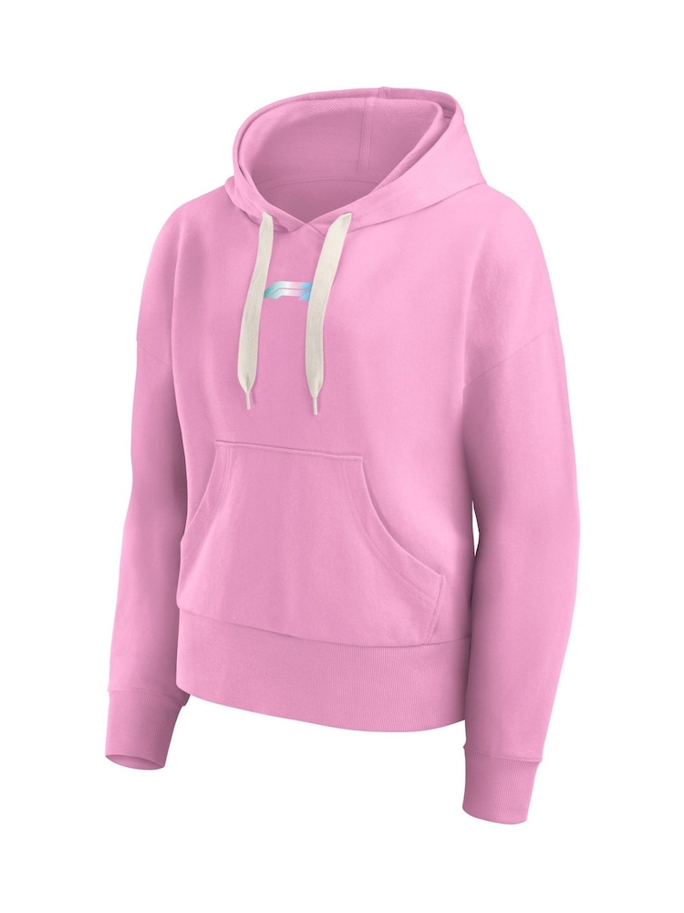 Fanatics Womens Pink 100% Cotton Formula 1 Hoodie - Image 2 of 3