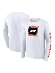 Fanatics Formula 1 Heat Map Long Sleeve 100% Cotton Black T-Shirt - Image 1 of 3