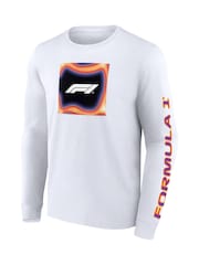 Fanatics Formula 1 Heat Map Long Sleeve 100% Cotton Black T-Shirt - Image 3 of 3