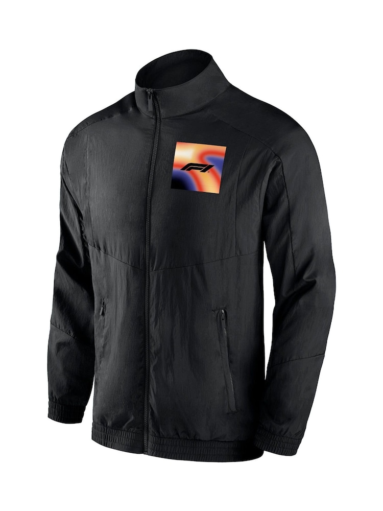 Jaqueta preta Fanatics Formula 1 Heat Map Woven Track - Imagem 2 de 3