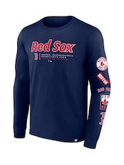 Modra rdeča majica z dolgimi rokavi Fanatics MLB Boston Sox Fanatics Fundamental - Slika 2 iz 3