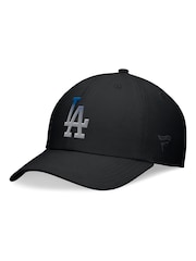 Fanatics 100% Cotton MLB Los Angeles Dodgers Pinch Hitter Unstructured Adjustable Black Cap - Image 1 of 3