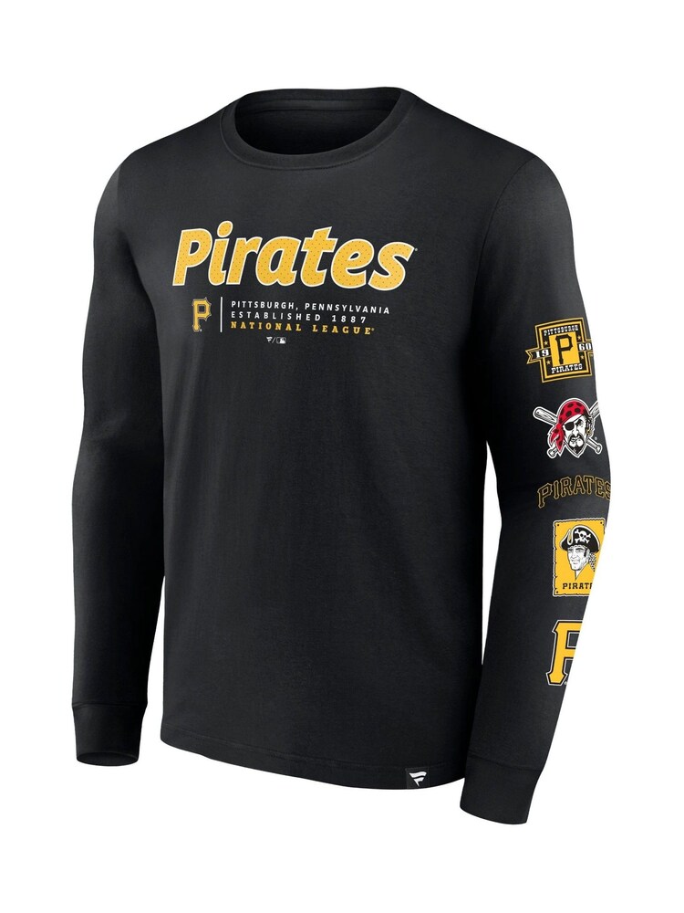 Fanatics MLB Pittsburgh Pirates Fundamental Långärmat Svart T-shirt - Bild 2 av 3 Fanatics MLB Pittsburgh Pirates Fundamental Långärmat Svart T-shirt - Bild 2 av 3