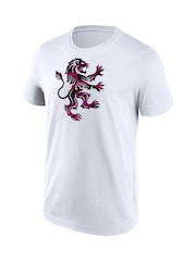 Fanatics 100% Cotton Aston Villa Short Sleeve White T-Shirt - Image 2 of 3