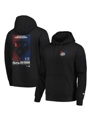Sweat à capuche Fanatics MLB Iconic Diamond Match-Up graphique noir - Image 1 of 3