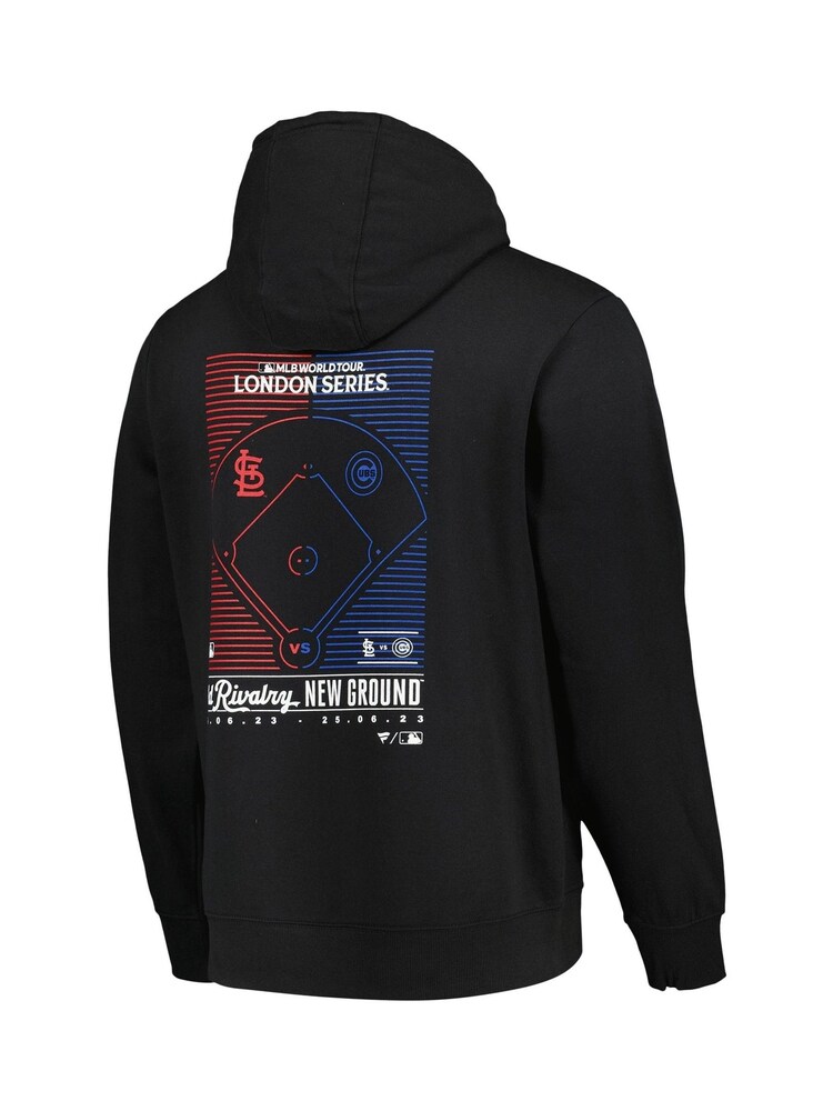 Sweat à capuche Fanatics MLB Iconic Diamond Match-Up graphique noir - Image 2 of 3