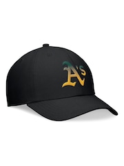 Fanatics MLB Oakland Athletics Pinch Hitter Unstructured 100% Cotton Adjustable Black Cap - Image 3 of 3