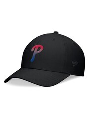 Fanatics MLB Philadelphia Phillies Pinch Hitter Unstructured 100% Cotton Adjustable Black Cap - Image 1 of 3