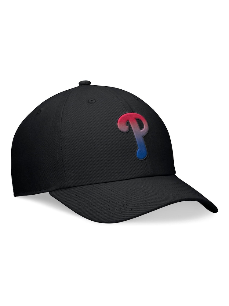 Fanatics MLB Philadelphia Phillies Pinch Hitter Unstructured 100% Cotton Adjustable Black Cap - Image 2 of 3