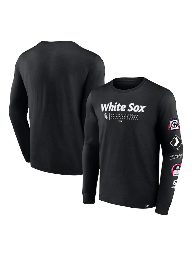 Fanatics MLB Chicago White Sox Fanatics Fundamental Long Sleeve Black T-Shirt - Image 1 of 3