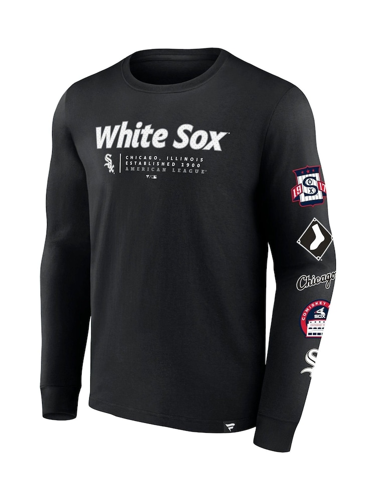 Fanatics MLB Chicago White Sox Fanatics Fundamental Long Sleeve Black T-Shirt - Image 3 of 3