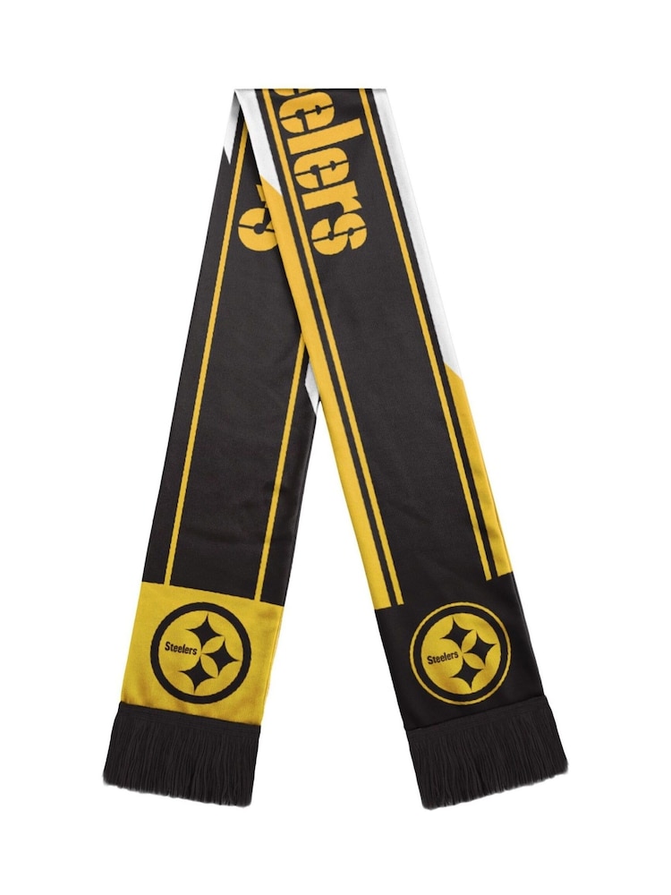 Fanatics Yellow NFL Pittsburgh Steelers Forever Collectibles Colourwave Wordmark Scarf - Image 2 of 2