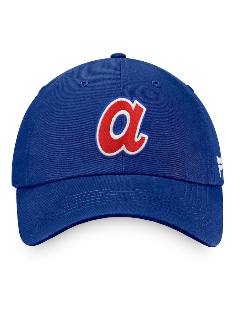 Fanatics Blue MLB Atlanta Braves Core Fundamental Adjustable Cap - Image 3 of 3