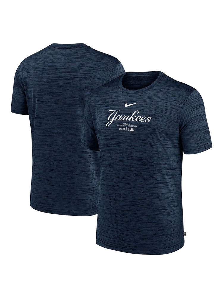 Fanatics Blue MLB New York Yankees Authentic Dri-Fit Practice T-Shirt - Image 1 of 3