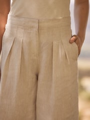 Natural N. Premium Smart 100% Linen Trousers - Image 5 of 5
