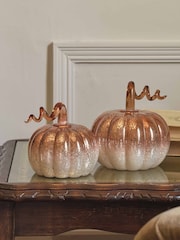 Lights4fun Set of 2 Multi LED Ombre Pumpkins - Image 3 of 6