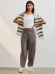 Charcoal Grey Cargo Trousers - Image 2 of 5