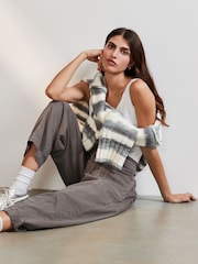 Charcoal Grey Cargo Trousers - Image 3 of 5