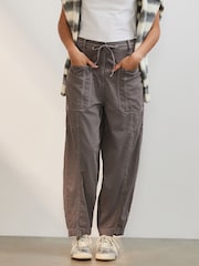 Charcoal Grey Cargo Trousers - Image 4 of 5