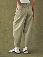 Khaki Green Cargo Trousers - Image 4 of 7
