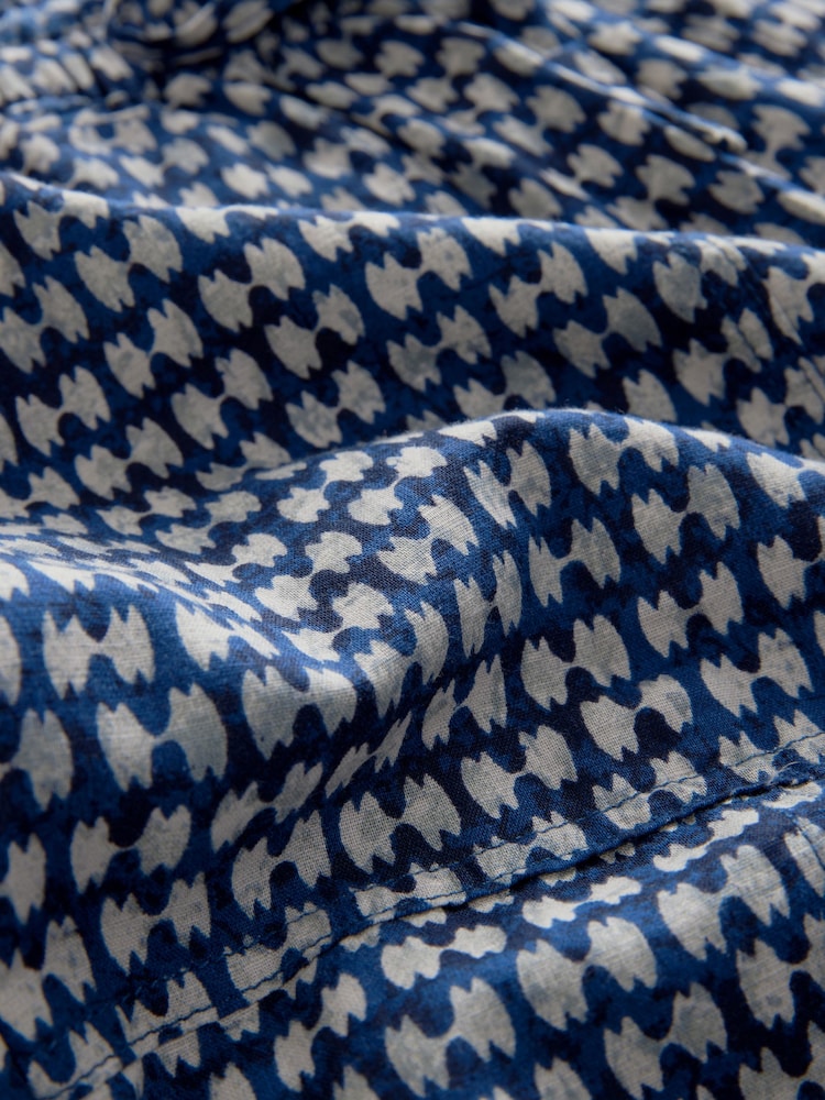 Azul marino - Pantalones de pernera ancha sin cierres de mezcla de lino - Imagen 8 de 8 Azul marino - Pantalones de pernera ancha sin cierres de mezcla de lino - Imagen 8 de 8